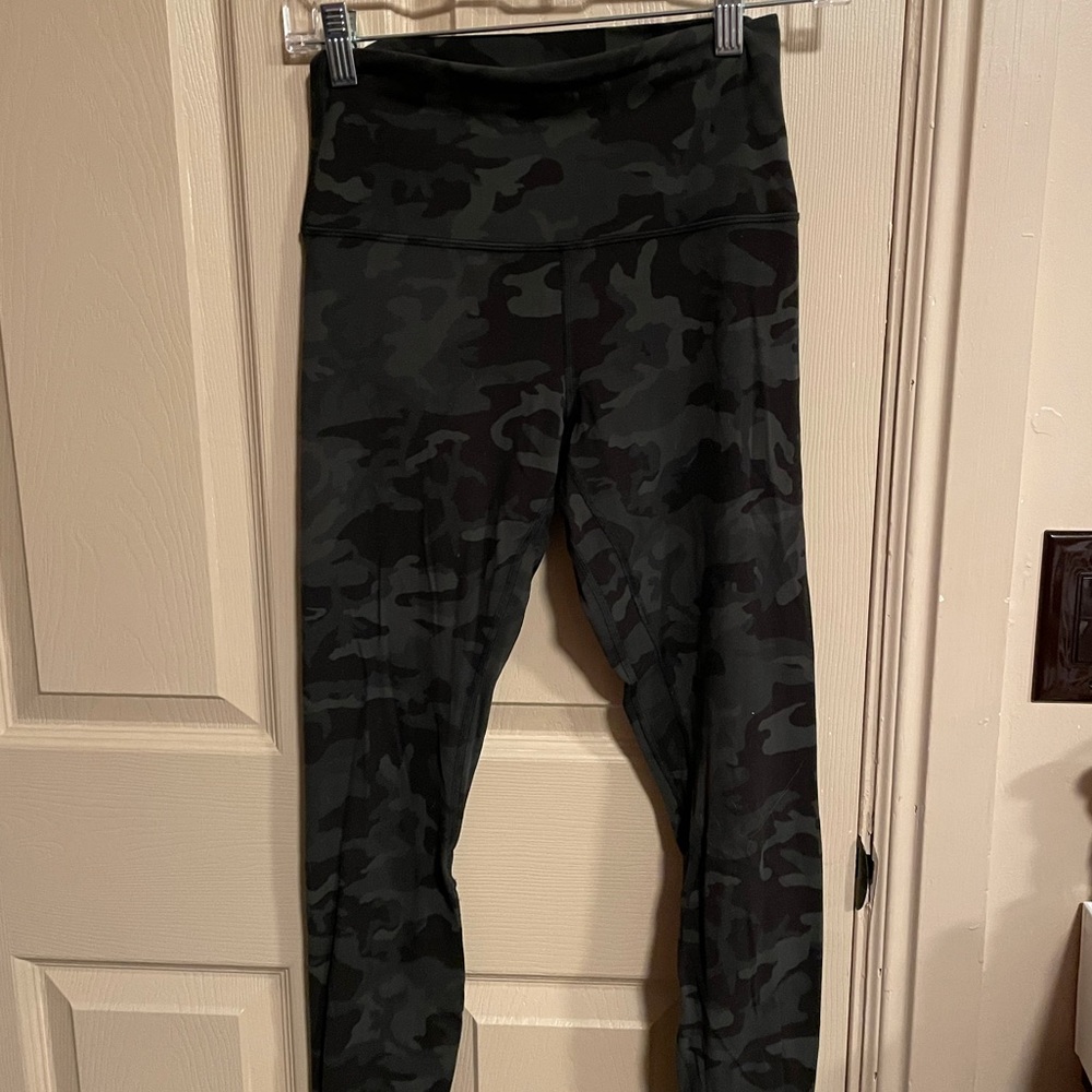 Green Camo Lululemon Align Pant